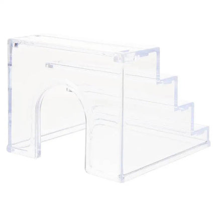 Clear Acrylic Hamster Hideout Anti Slip Habitat Decoration Toy Easy to Clean