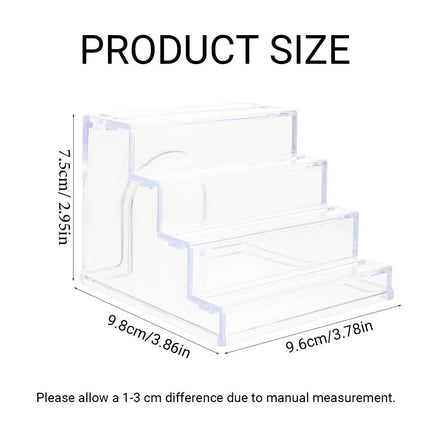 Clear Acrylic Hamster Hideout Anti Slip Habitat Decoration Toy Easy to Clean