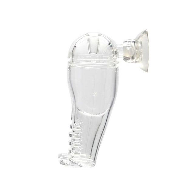 Acrylic Pants-Shape Fish Feeder 3x7.5cm Clear Durable for Aquarium Fish Tank Use