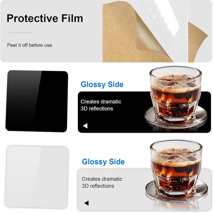 Acrylic Reflective Sheet Photography Prop Background Board for Studio Shooting