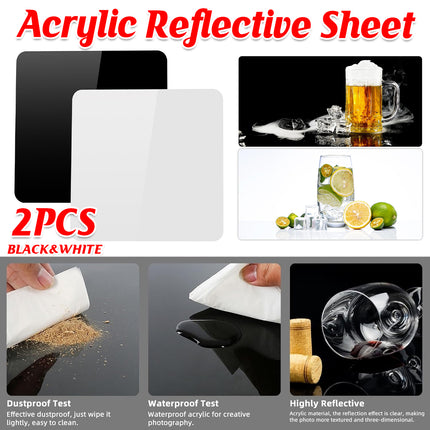 Acrylic Reflective Sheet Photography Prop Background Board for Studio Shooting