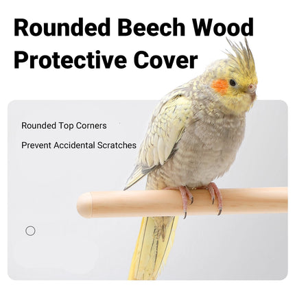 Parrot Acrylic Suction Cup Perch Pet Toy Non Slip for Small Medium Parrots