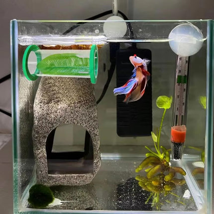 Acrylic Tube Tunnel Betta Bed Transparent Fish Tank Decor Superior Material