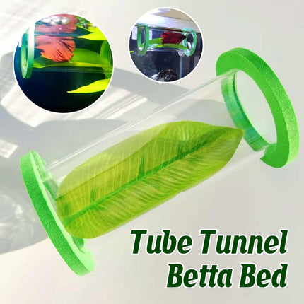 Acrylic Tube Tunnel Betta Bed Transparent Fish Tank Decor Superior Material