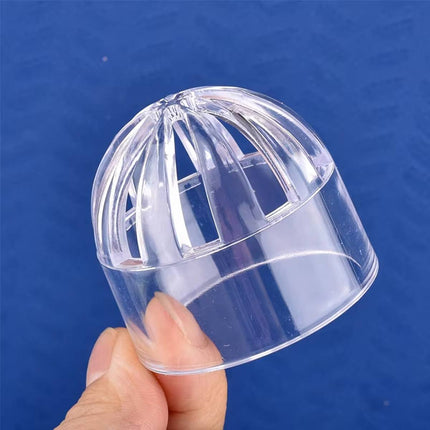 Clear Acrylic Aquarium Inlet Cap Strainer Guard 5 Pack