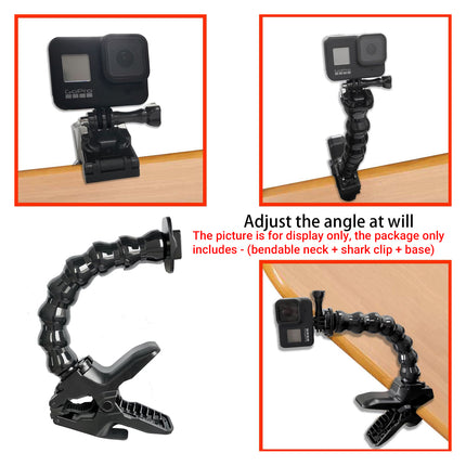 Action Camera Holder Accessories Adjustable for Outdoor Sports Vlogging Use