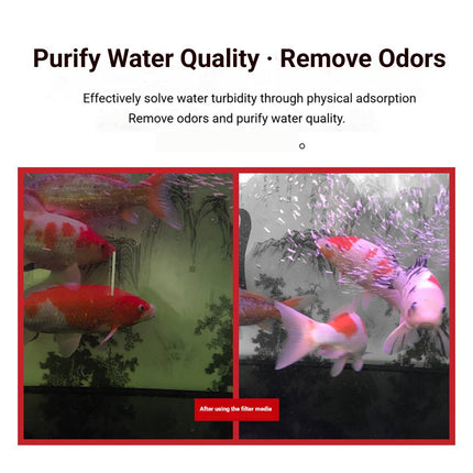 Coconut Shell Charcoal Aquarium Activated Carbon Filter Media 2 Pack