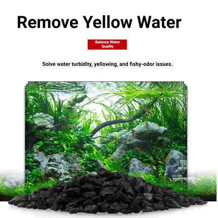 Coconut Shell Charcoal Aquarium Activated Carbon Filter Media 2 Pack