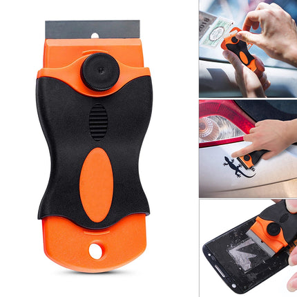 1X Plastic Razor Blade Paint Glue Adhesive Scraper Blades Cleaner Tools