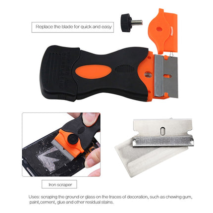 1X Plastic Razor Blade Paint Glue Adhesive Scraper Blades Cleaner Tools