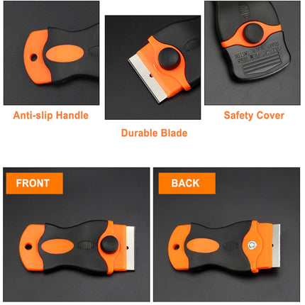 1X Plastic Razor Blade Paint Glue Adhesive Scraper Blades Cleaner Tools