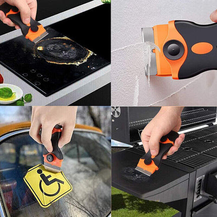 1X Plastic Razor Blade Paint Glue Adhesive Scraper Blades Cleaner Tools