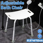 6 Positions Adjustable Medical Shower Chair Stool Bath Seat Safety Bench Durable