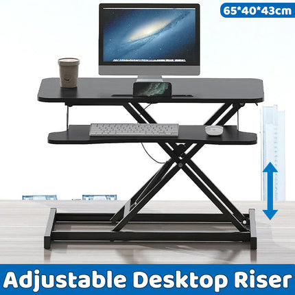 Adjustable Desktop Elevator Stand for Computer Home Office Laptop Monitor Use