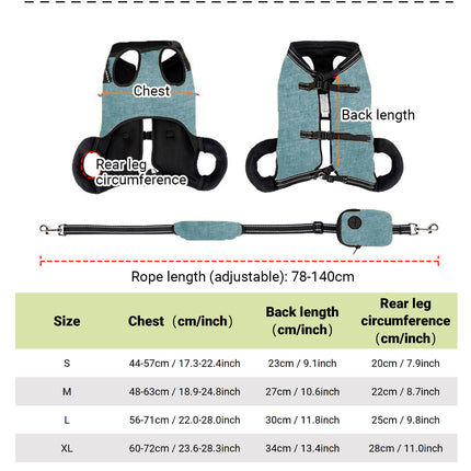 Adjustable Dog Harness Soft Reflective for Small Medium Dogs Walking Training