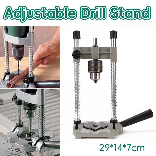 Adjustable Drill Stand Drill Press Sturdy for Electric Drill Wood Metal Drilling