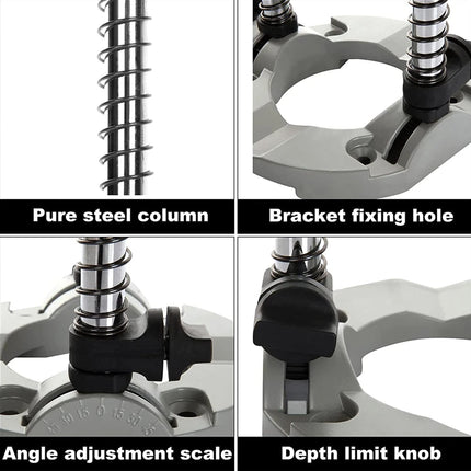 Adjustable Drill Stand Drill Press Sturdy for Electric Drill Wood Metal Drilling