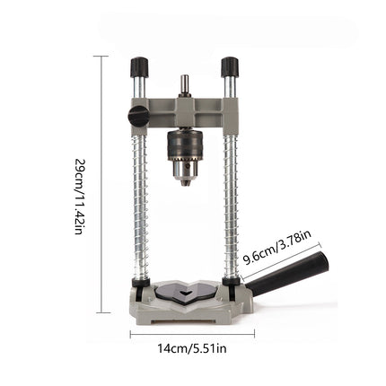 Adjustable Drill Stand Drill Press Sturdy for Electric Drill Wood Metal Drilling
