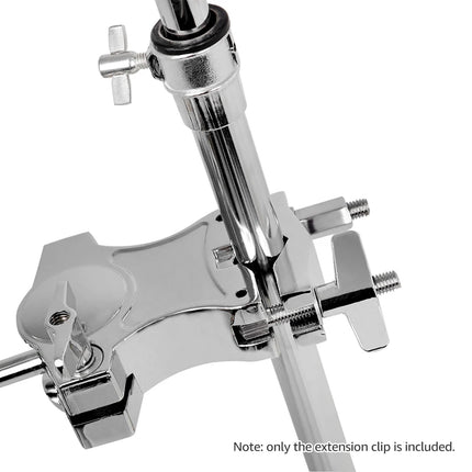 Drum Set Tom Clamp Extension Clip Adjustable Anti-Slip For Drum Kit Expansion