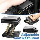 Artiss Foot Rest Stool Office Under Desk Fold Footrest Massage Cushion Pad Black