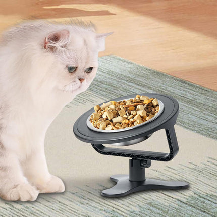 Adjustable Pet Bowl Stand 3 Heights 0-20 Tilt Elevated Feeder for Dogs Cats