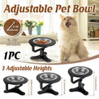 Adjustable Pet Bowl Stand 3 Heights 0-20 Tilt Elevated Feeder for Dogs Cats