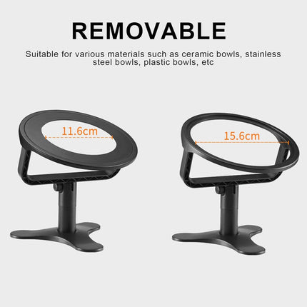 Adjustable Pet Bowl Stand 3 Heights 0-20 Tilt Elevated Feeder for Dogs Cats