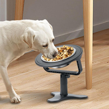 Adjustable Pet Bowl Stand 3 Heights 0-20 Tilt Elevated Feeder for Dogs Cats