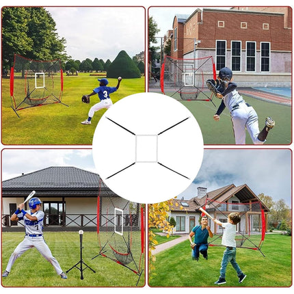 Baseball Hitting Net Practice Target Throwing Batting Training Net For Outdoor