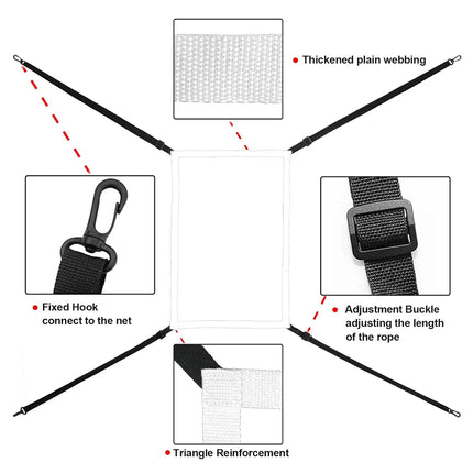 Baseball Hitting Net Practice Target Throwing Batting Training Net For Outdoor