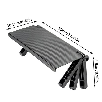 TV Screen Shelf Adjustable Bracket Storage Rack Mount Platform Organiser Holder
