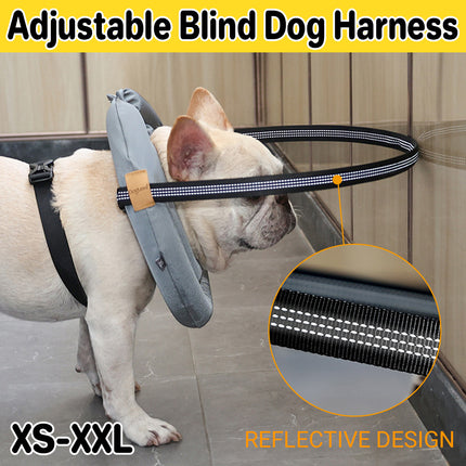 Blind Dog Harness Guiding Device Halo Anti Collision Ring Protective Pet Support