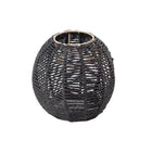 Simulated Rattan Ceiling Light Cover Handmade Rustic Woven Lamp Shade Decor
