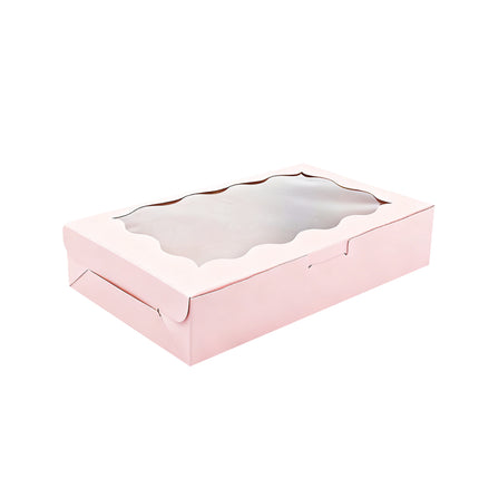 50PCS Kraft Cake Box Large Capacity Easy to Use 3 Colours Packaging