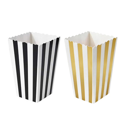 100PCS Popcorn Box Food-Grade Large Capacity Disposable Snack Boxes for Party