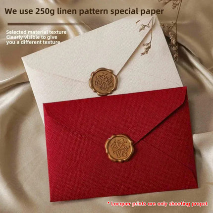30PCS Thickened Envelopes 250g High-Quality Paper for Wedding Invitation Card