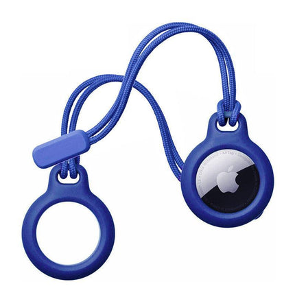 For Apple Airtag Air Tag Lanyard Case Protector Protective Cover Shell Key Chain - Aimall