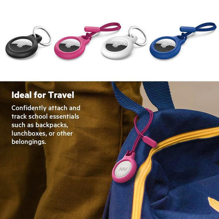 For Apple Airtag Air Tag Lanyard Case Protector Protective Cover Shell Key Chain - Aimall