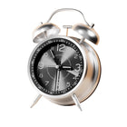 Metal Bell Alarm Clock Desktop Clock Decoration BatteryOperated For Bedroom Home
