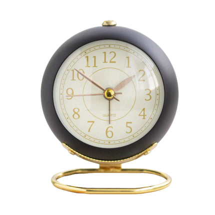 Creative Silent Battery Operated Desk Alarm Clock with Noctilucent For Bedroom