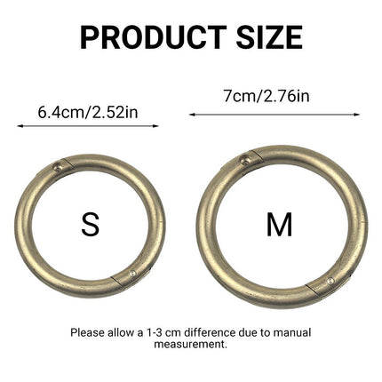 Solid Brass Cattle Nose Ring Livestock Traction Ring Farm Cattle Breeding S M