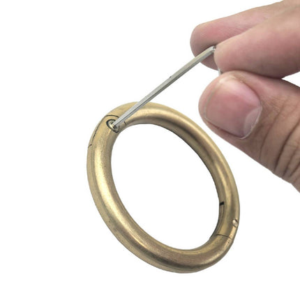 Solid Brass Cattle Nose Ring Livestock Traction Ring Farm Cattle Breeding S M