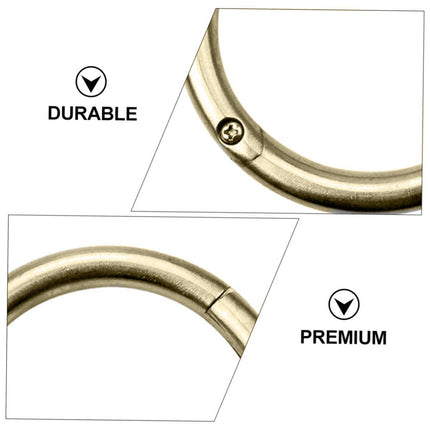 Solid Brass Cattle Nose Ring Livestock Traction Ring Farm Cattle Breeding S M