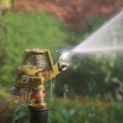 360 Degrees Alloy Sprinkler Head Garden Lawn Rotating Nozzle Adjustable Angle Durable