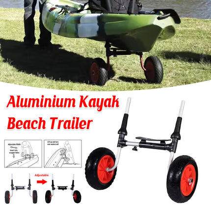 Kayak Trailer Platform Beach Trailer Heavy Duty for Water Sports Gear Transport