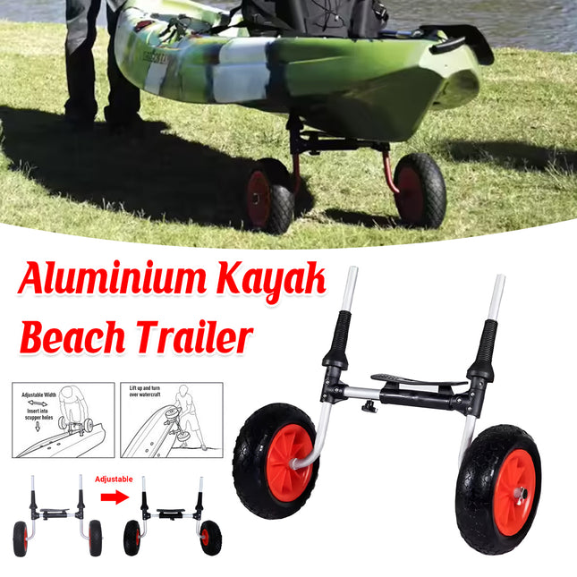 Kayak Trailer Platform Beach Trailer Heavy Duty for Water Sports Gear Transport
