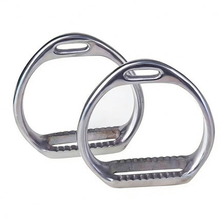 Aluminium Alloy Horse Riding Stirrups Set of 2 Non Slip Saddle Foot Pedals