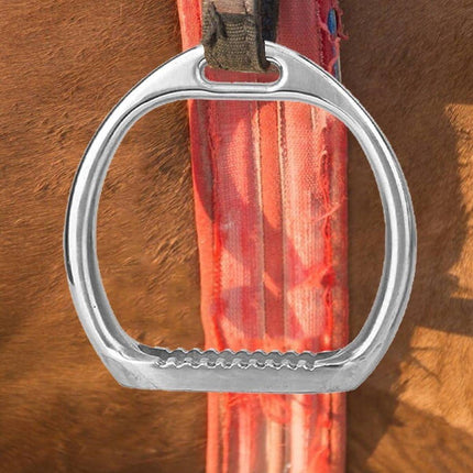 Aluminium Alloy Horse Riding Stirrups Set of 2 Non Slip Saddle Foot Pedals
