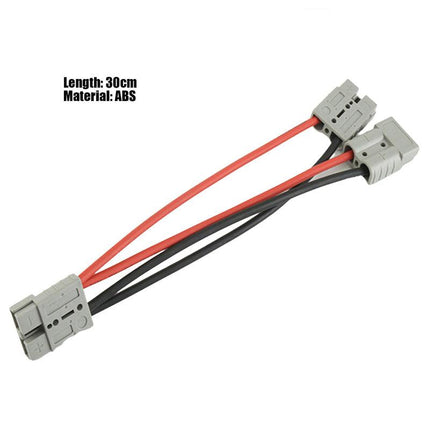 50 Amp Genuine Anderson Plug Connector Double Y Adaptor 6mm Automotive Cable