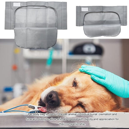 2 Sizes S / M Leakproof Animal Non Woven Body Bag For Pet Burial Animals Use